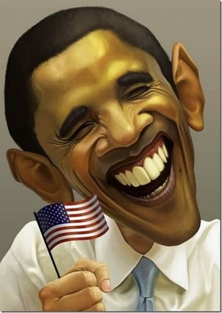 Obama Caricature Cartoon